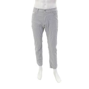 Brax Feel Good Mens Textured Zip Button Skinny Leg Pants Gray Size EUR 31